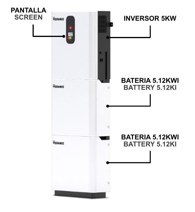 Kit Solar Autoconsumo con Batería de Litio 10 kWh HOME KIT ONE