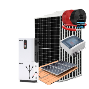 KIT SOLAR 5kW con placas solares y batería de litio – 6000 ciclos
