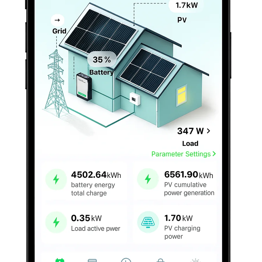 KIT SOLAR 5kW con placas solares y batería de litio – 6000 ciclos - Imagen 10