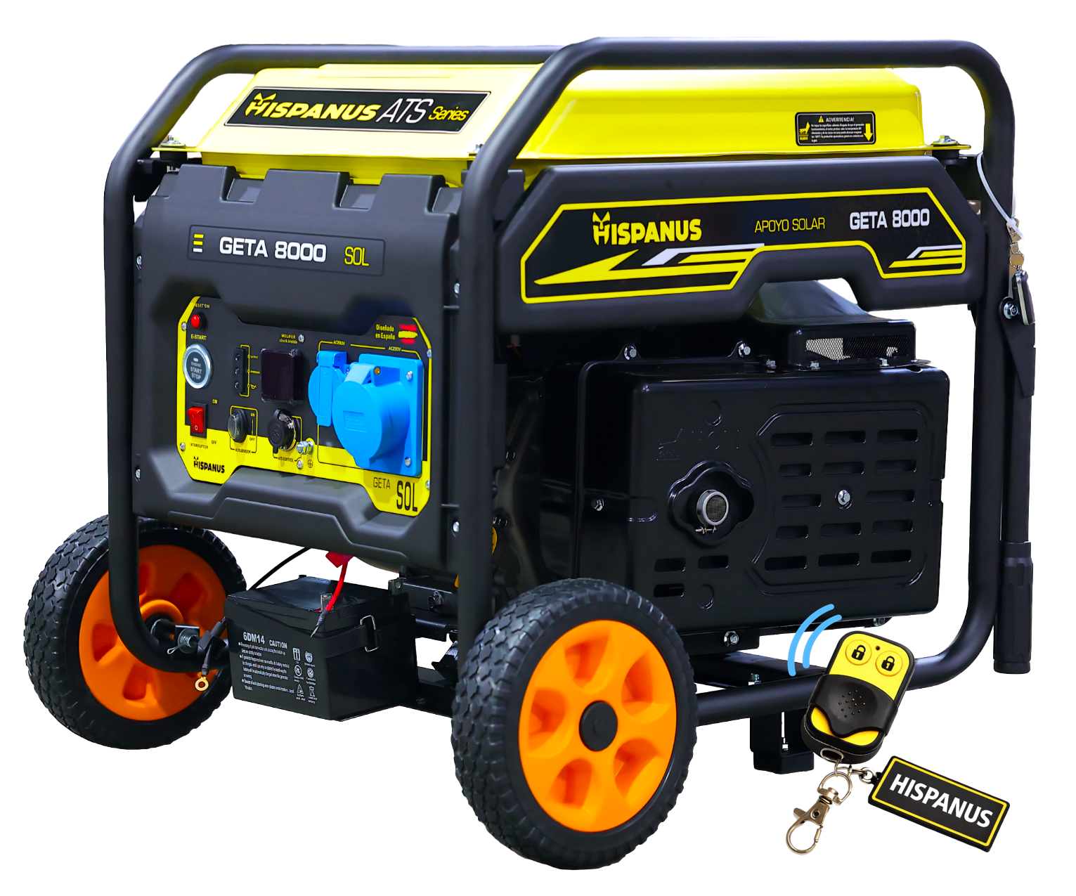 Generador control remoto GETA RC 8000W HISPANUS