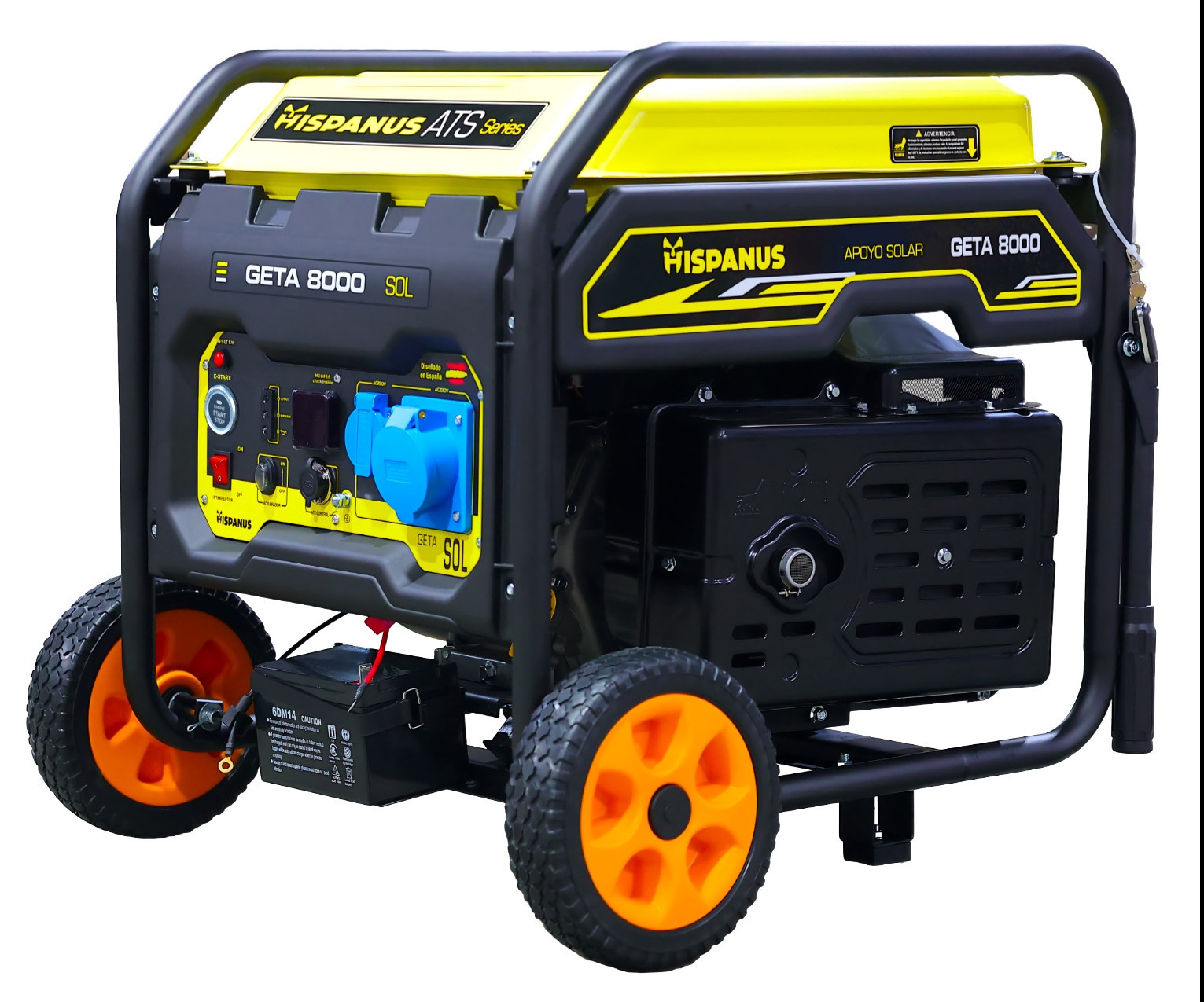 Generador arranque eléctrico GETA 8000W HISPANUS