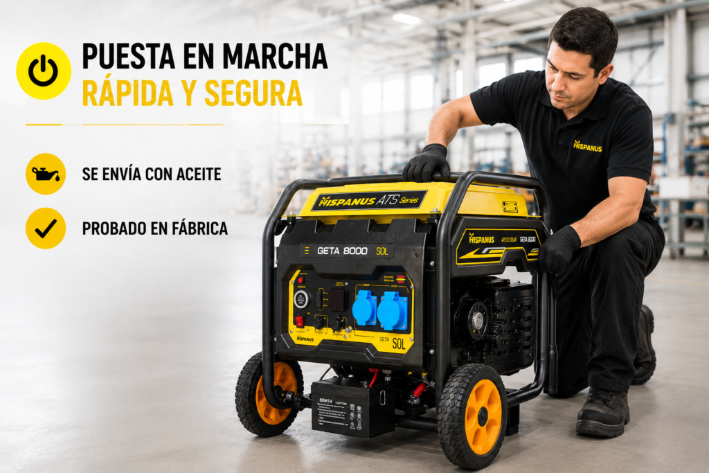 Puesta en marcha rápida y segura