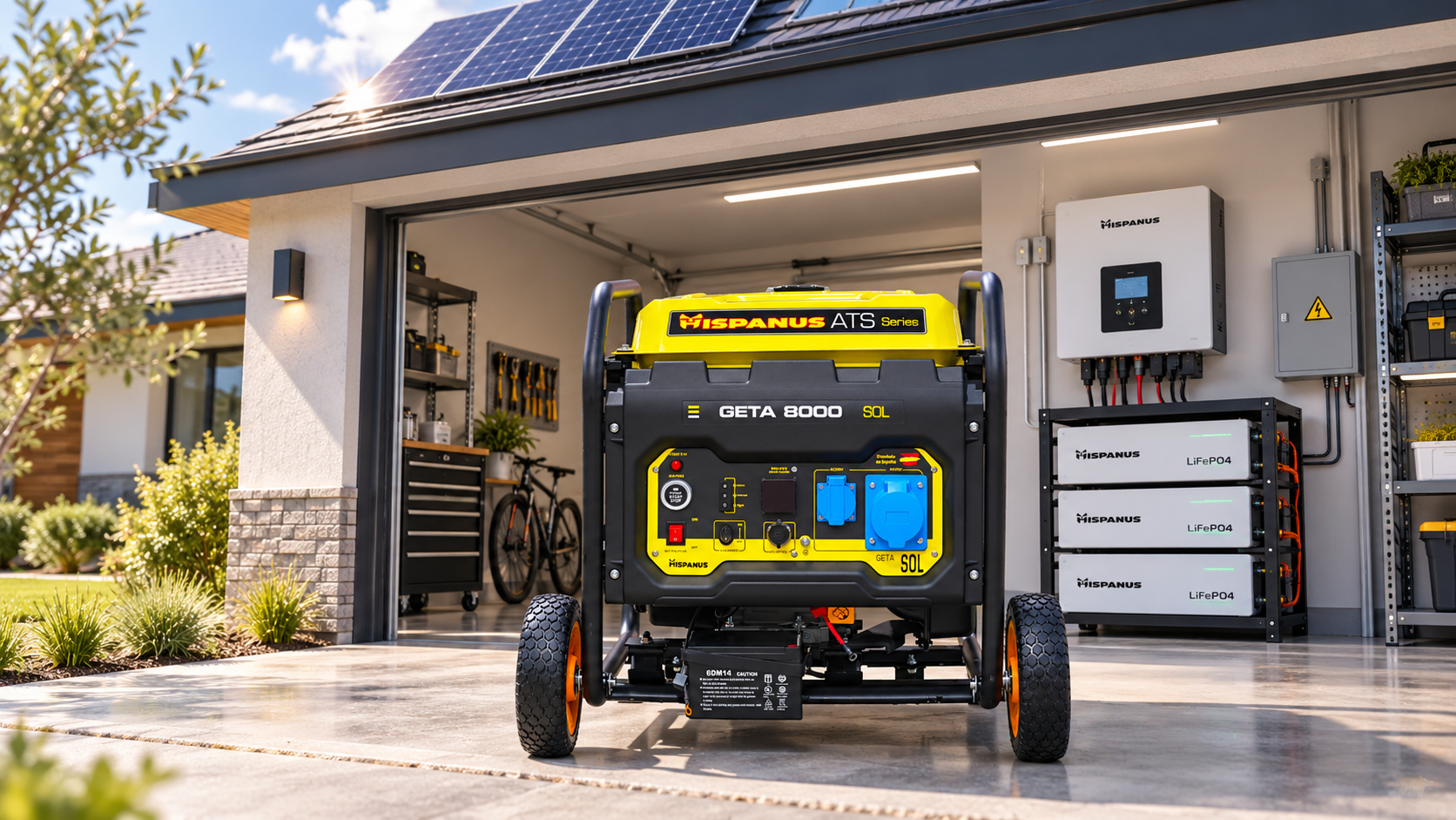 HISPANUS groupe electrogene batteries solaires