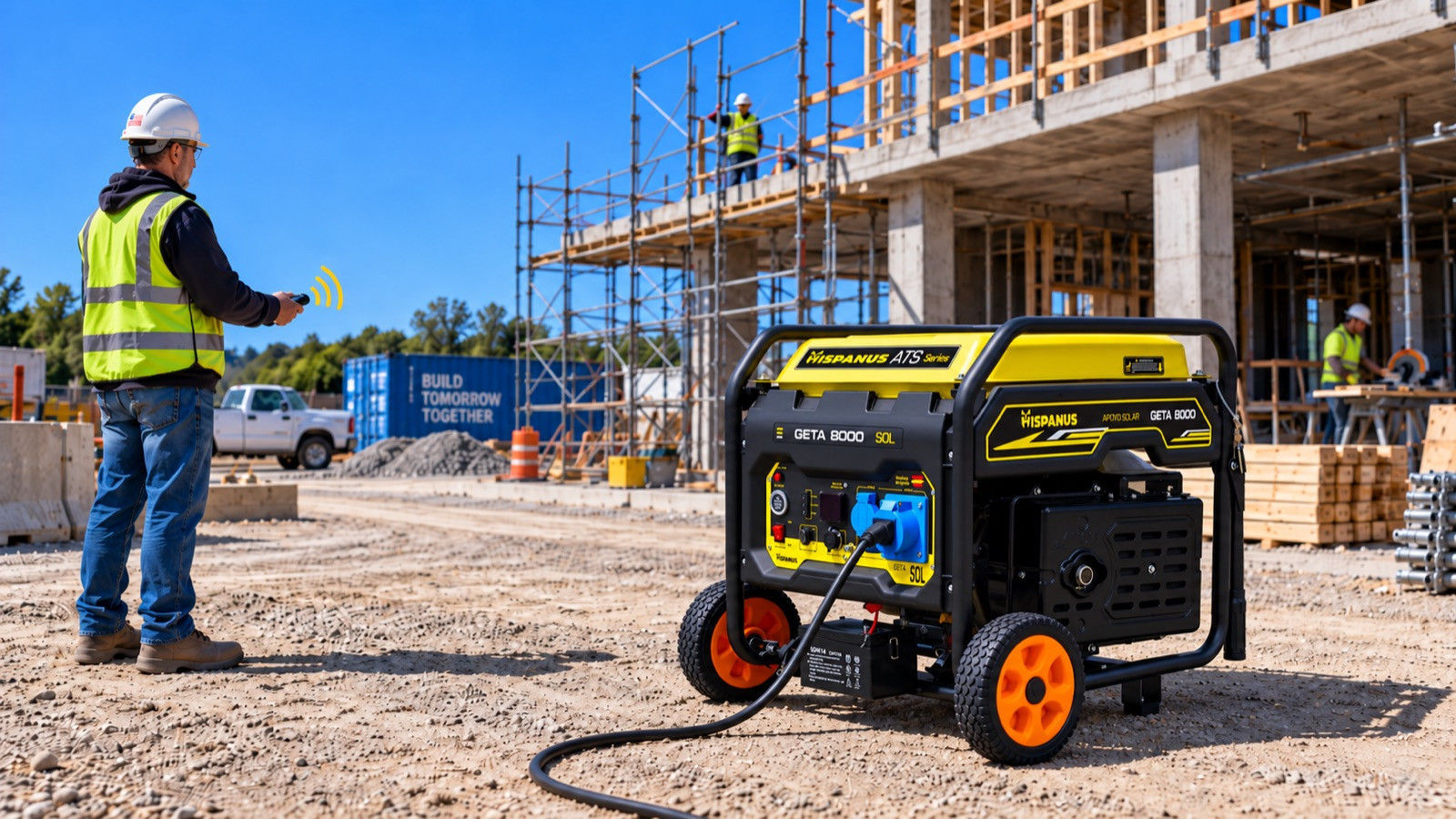 HISPANUS groupe electrogene commande distance
