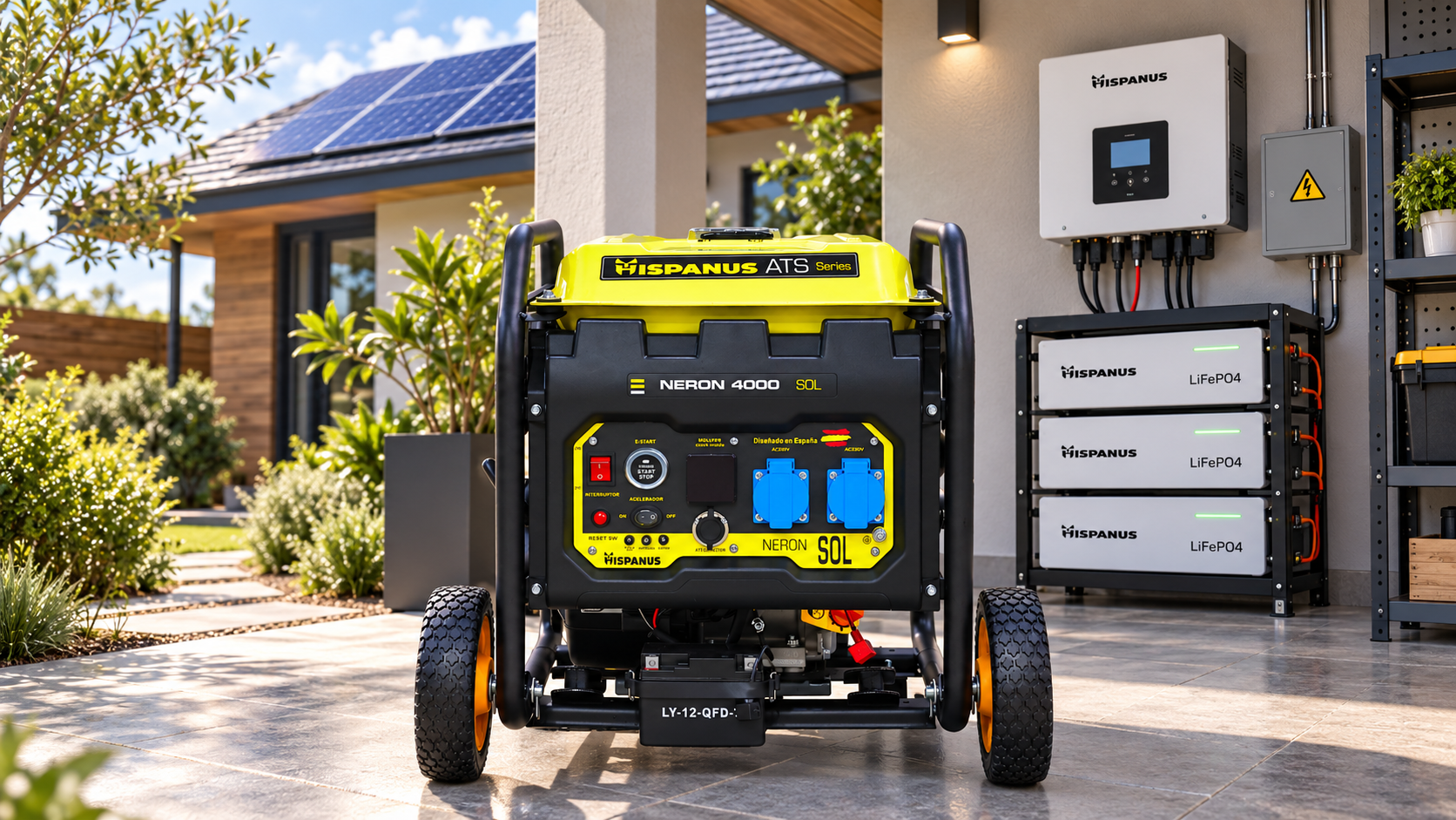 HISPANUS groupe electrogene panneaux solaires