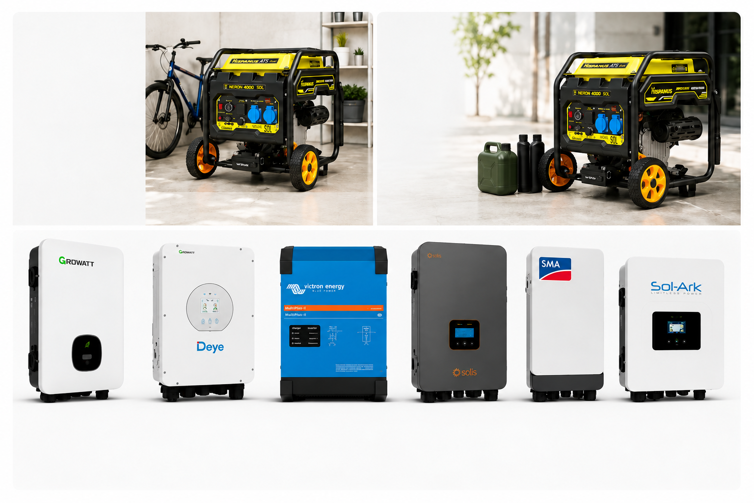 HISPANUS – NERON ATS SOL groupe electrogene onduleurs fond
