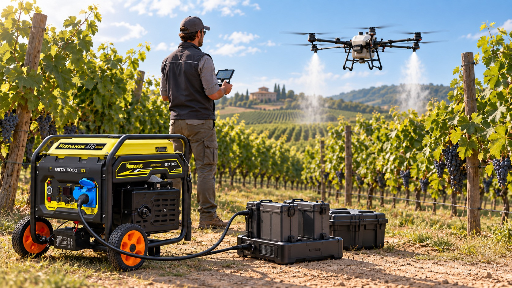 Generador para drones HISPANUS