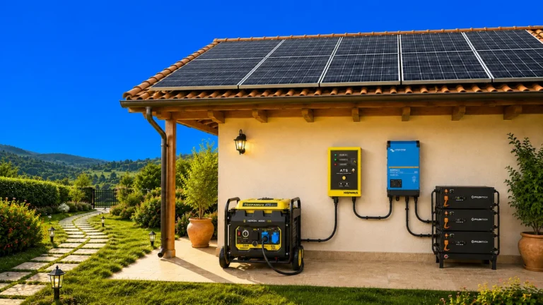 Groupe électrogène d’appoint solaire HISPANUS pour installation photovoltaïque